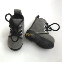 SHP187GRY 1/6 Bjd Neo Blythe Momoko Doll Shoes Velvet Boots GREY SHP187GRY 1/6 Bjd Neo Blythe Momoko Doll Shoes Velvet Boots GREY